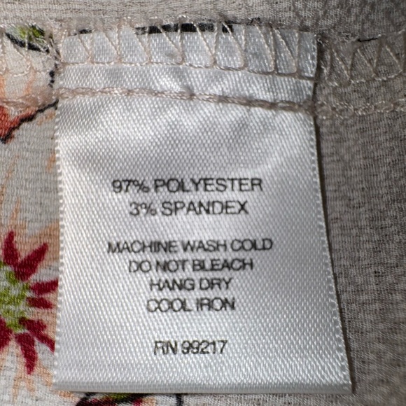 Floral Women's Top - Pink and Green - Picture 8 of 10